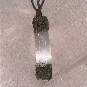Crystal pendant dipped